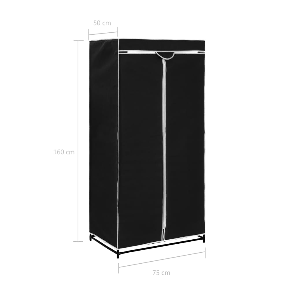 Kledingkasten 2 st 75x50x160 cm