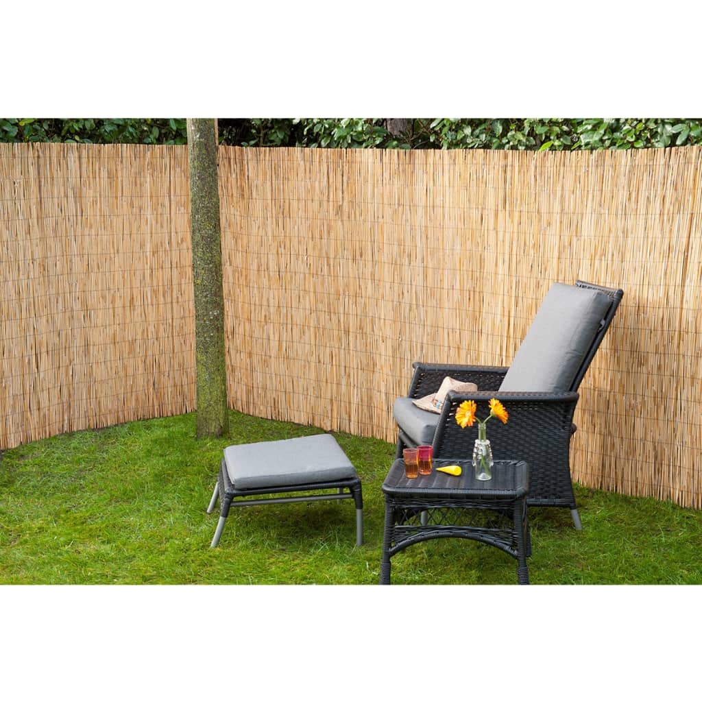 Nature Tuinschermen 2 st 500x100 bamboo riet