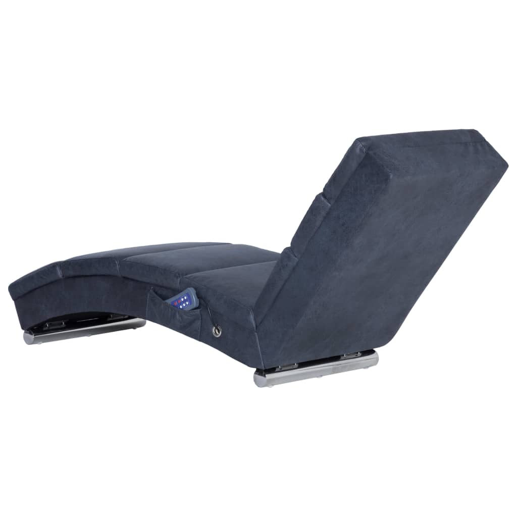 Massage chaise longue kunstsuède