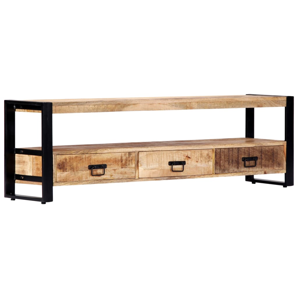 Tv-meubel 120x30x45 cm massief gerecycled hout