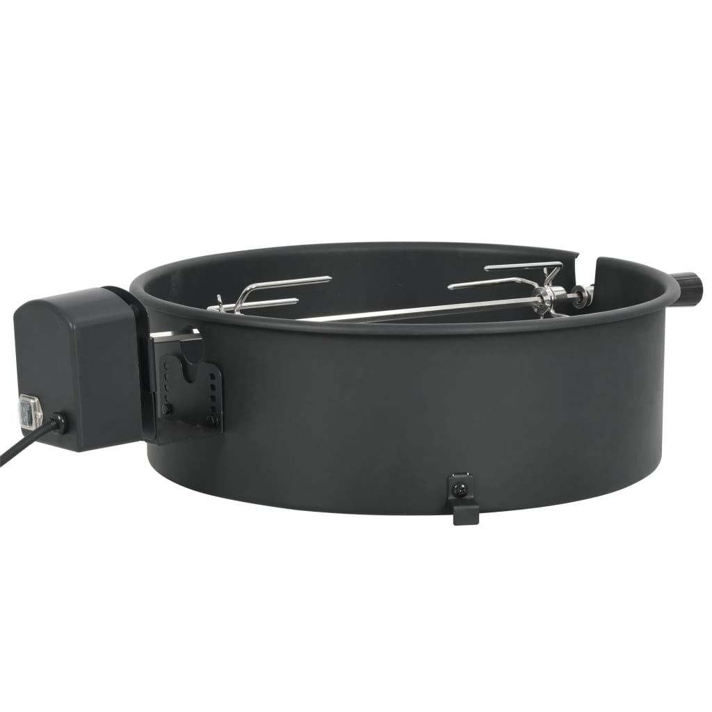 BBQ rotisserie ring 47 cm zwart