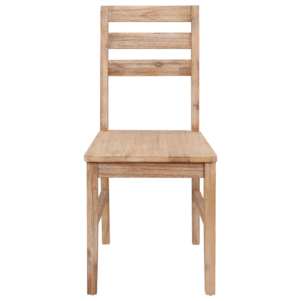 Eetkamerstoelen 6 st massief acaciahout