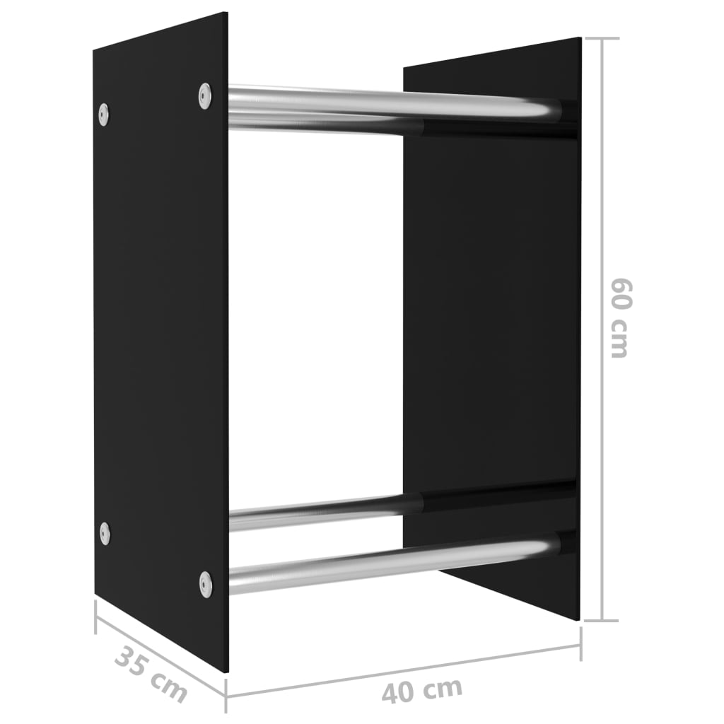 Haardhoutrek 40x35x60 cm glas