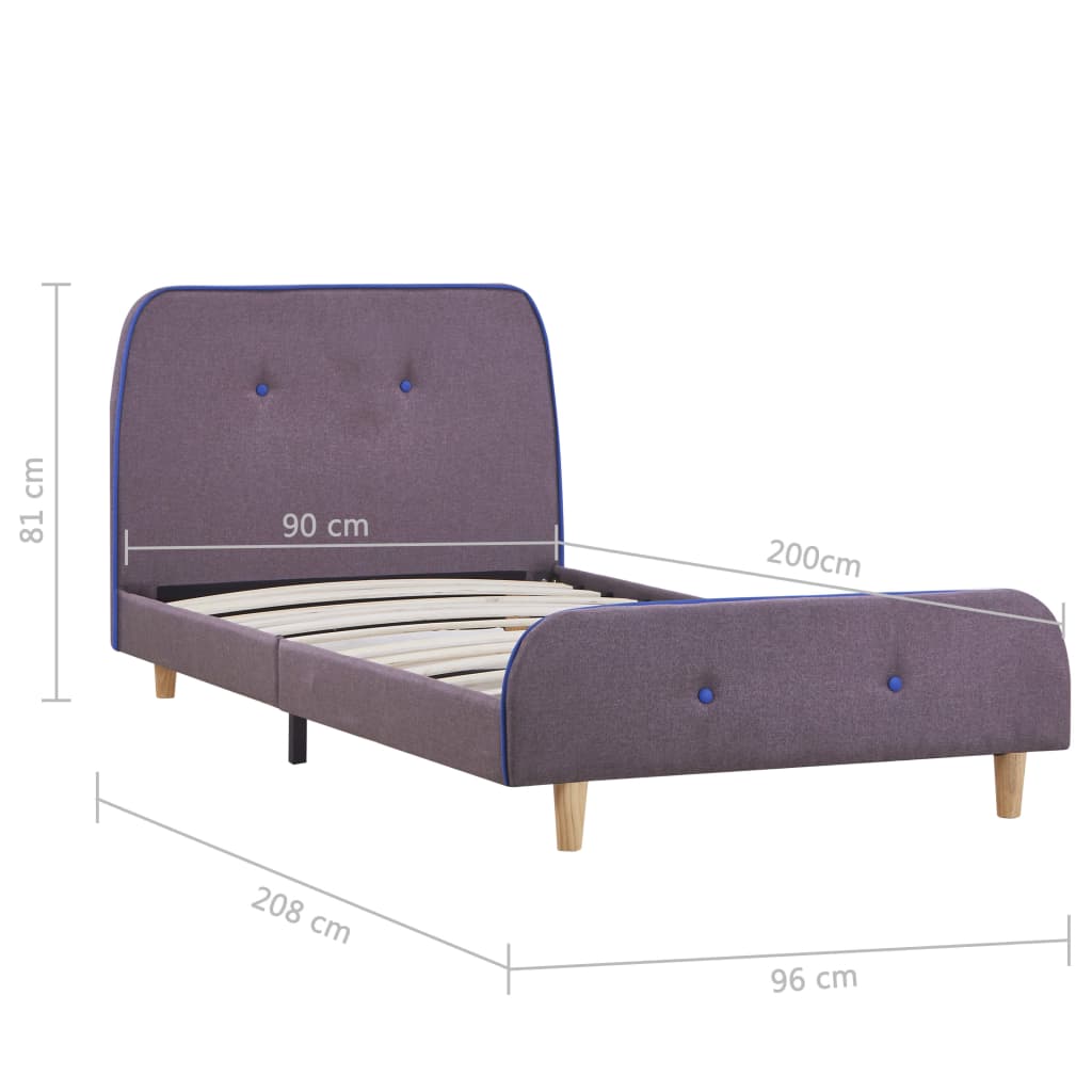 Bedframe stof 140x200 cm