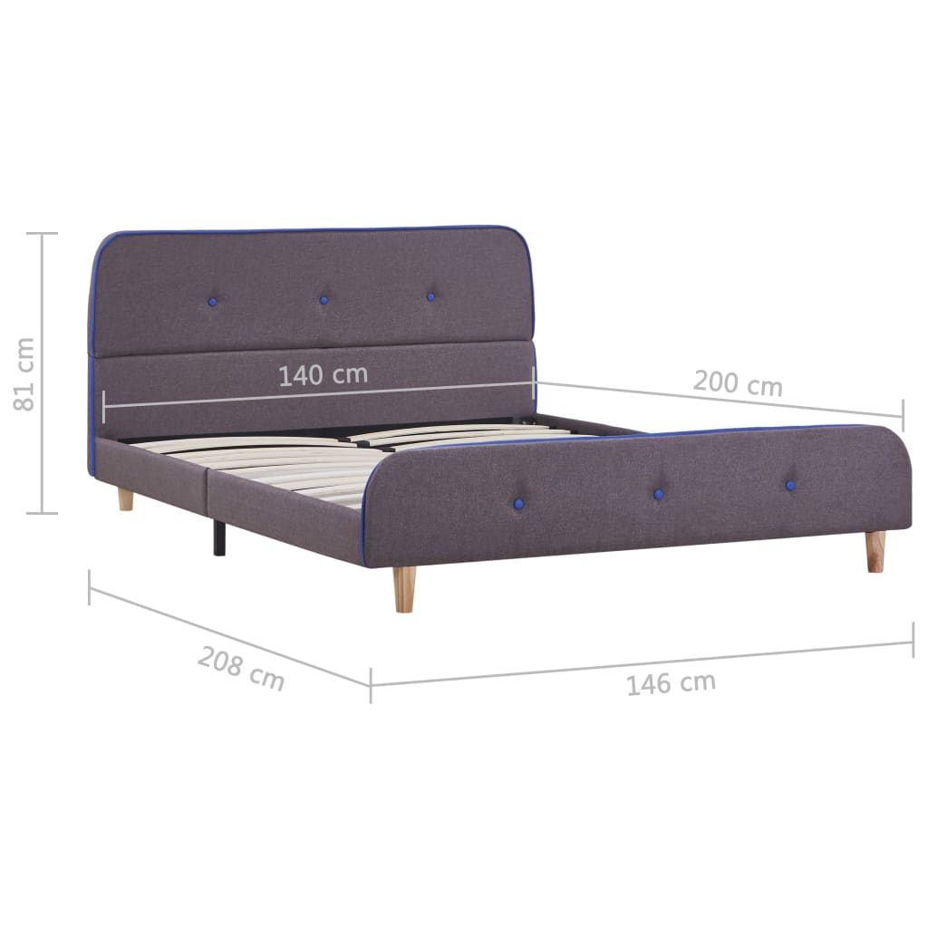 Bedframe stof 140x200 cm