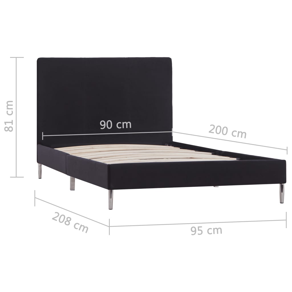 Bedframe stof 90x200 cm