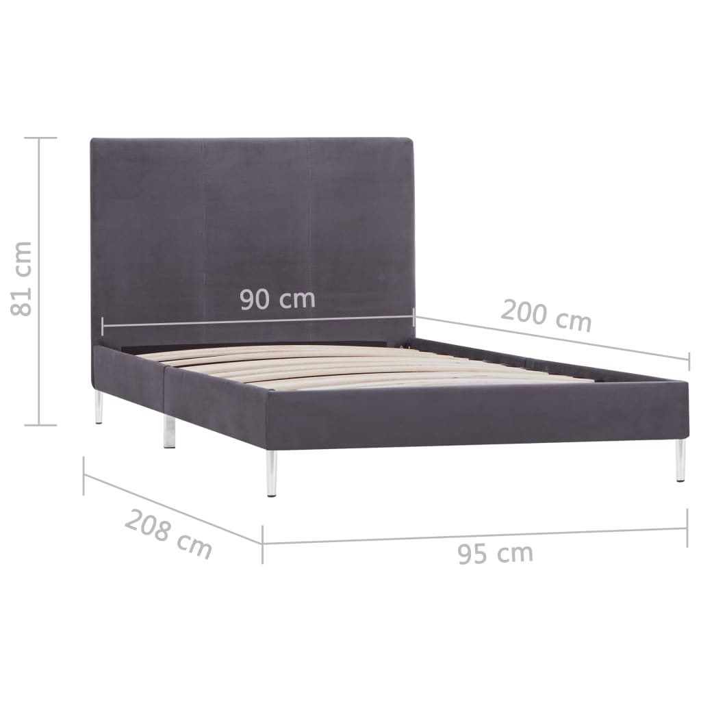 Bedframe stof 90x200 cm