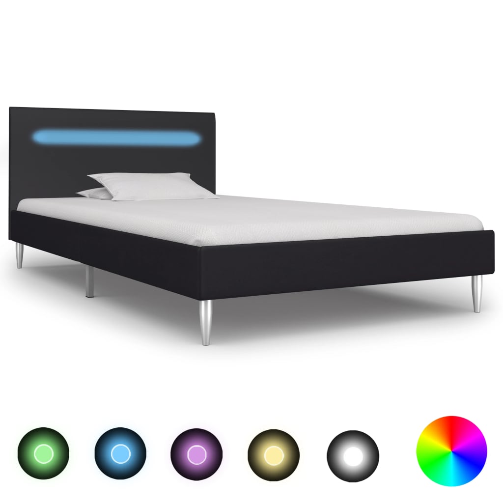 Bedframe met LED stof 180x200 cm