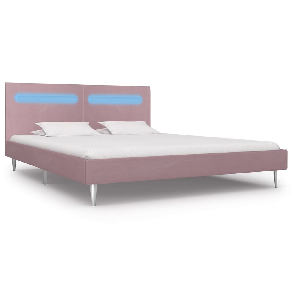 Bedframe met LED stof 180x200 cm