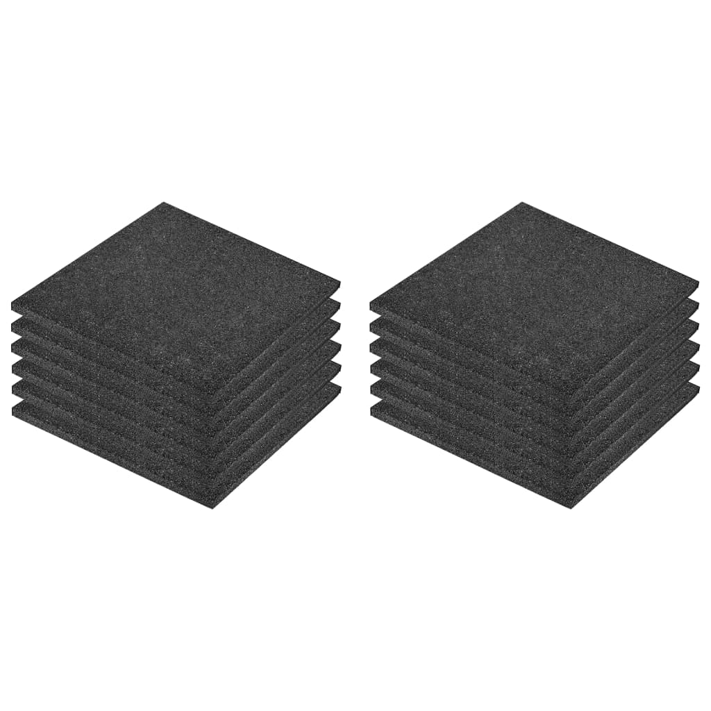 Valtegels 18 st 50x50x3 cm rubber