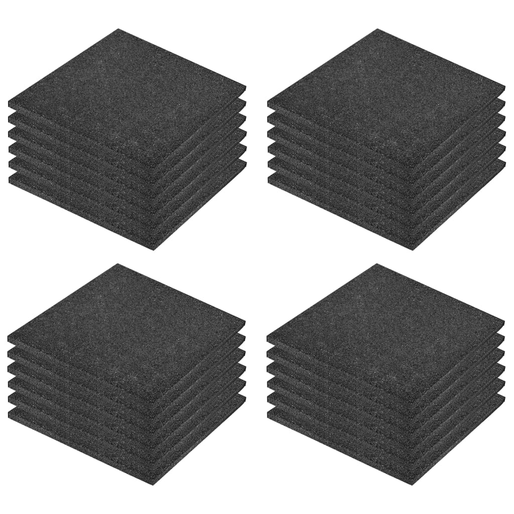 Valtegels 18 st 50x50x3 cm rubber