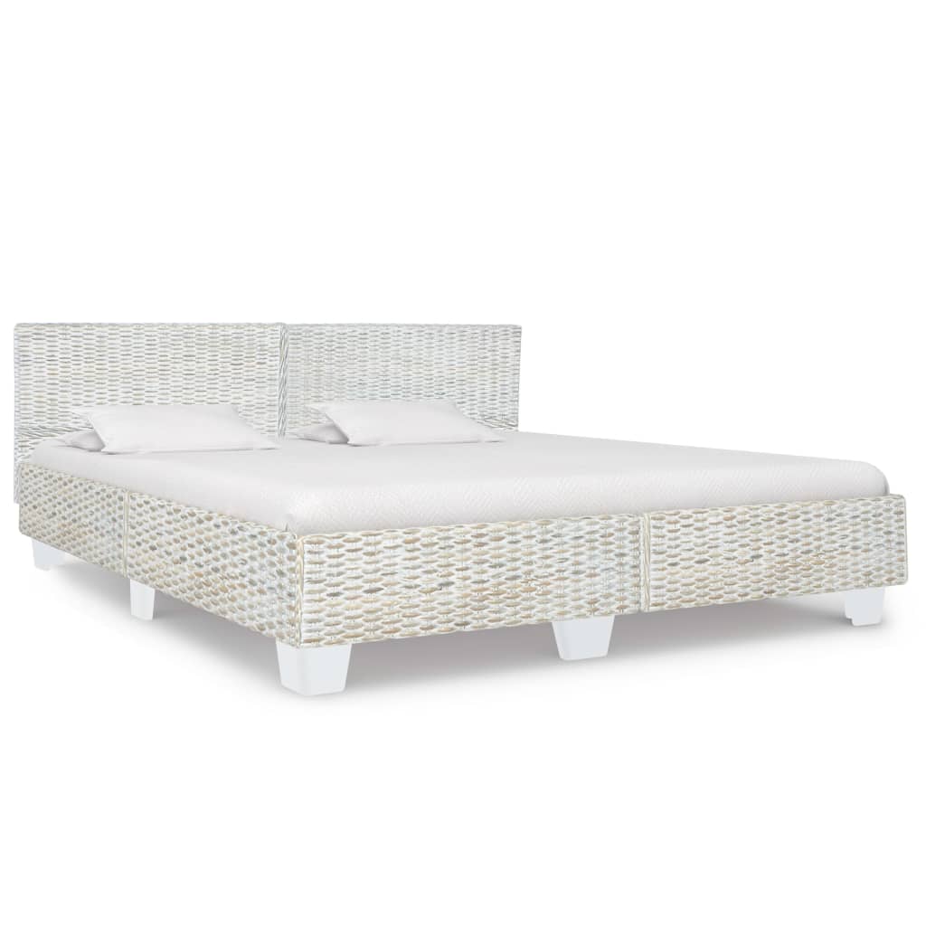 Bedframe natuurlijk rattan 180x200 cm