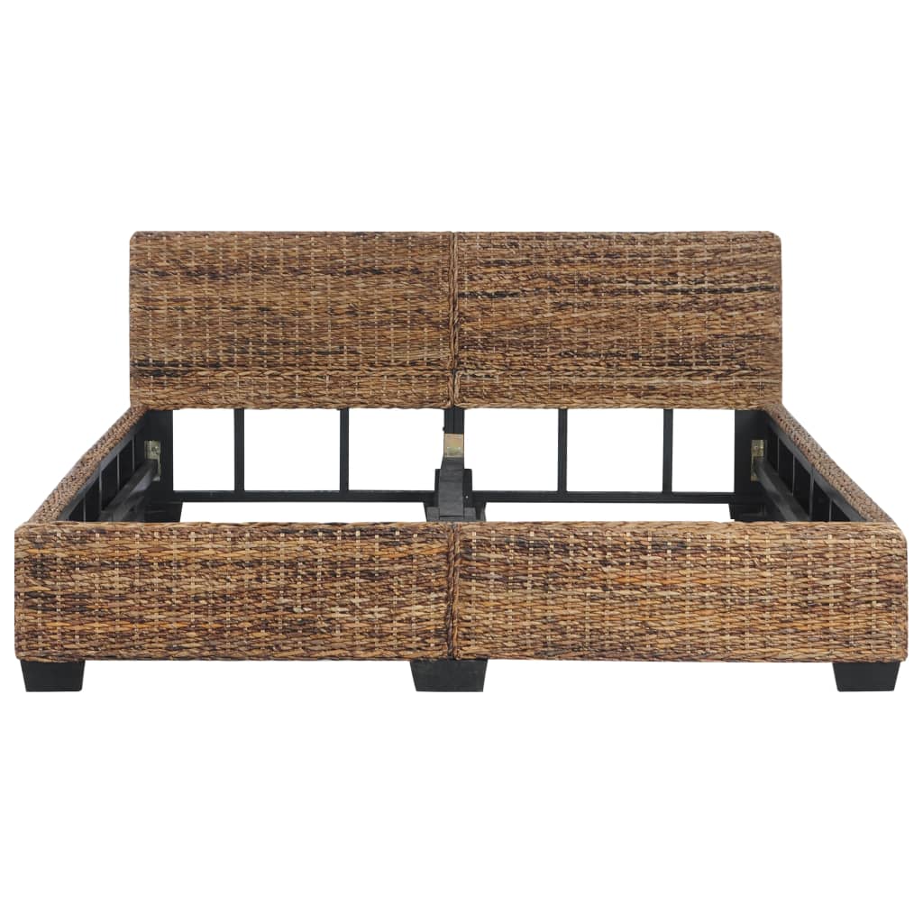 Bedframe handgeweven echt rattan 140x200 cm