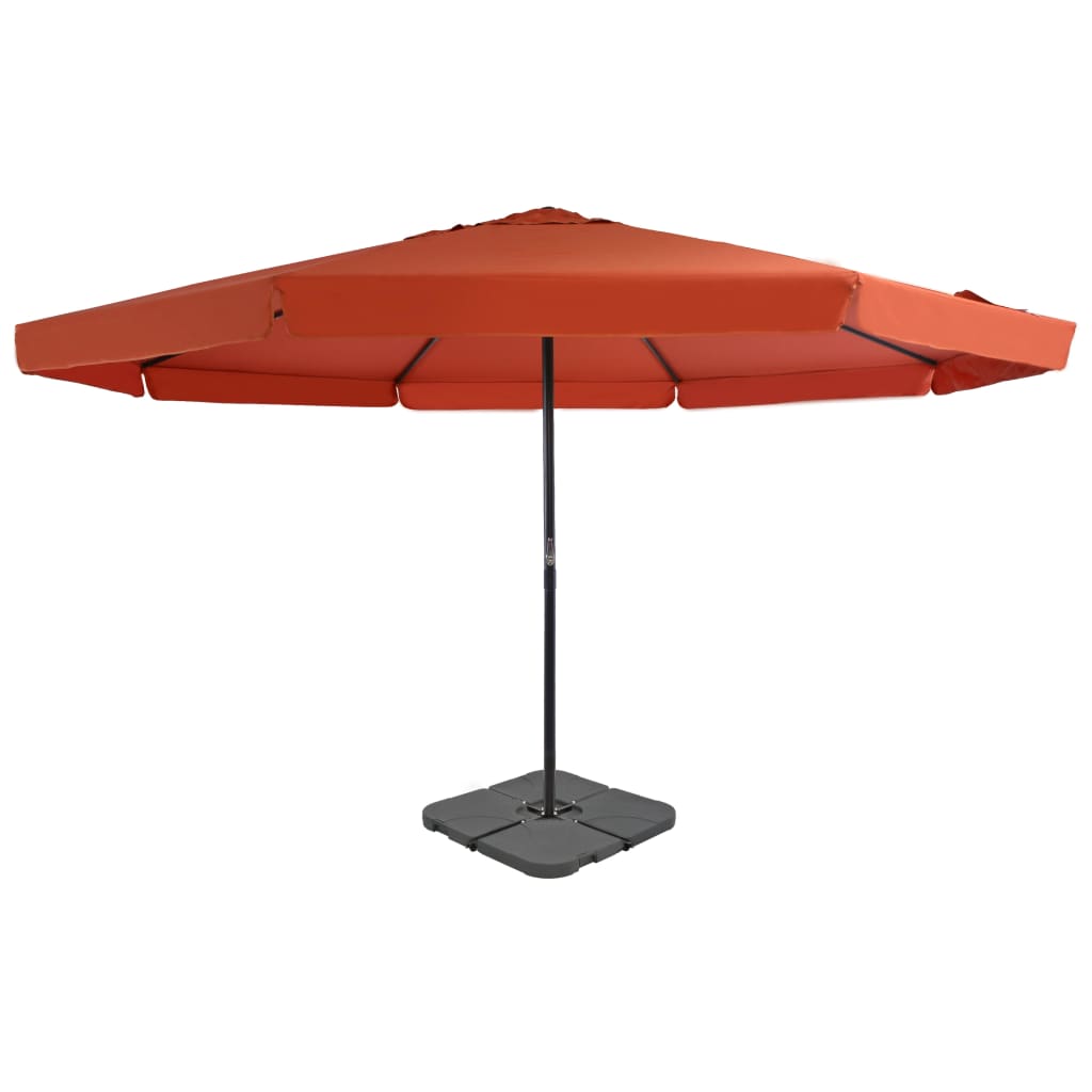 Parasol met draagbare voet