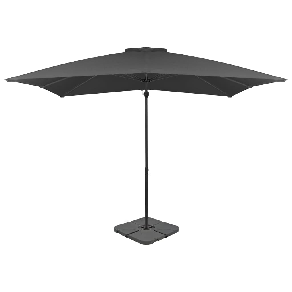 Parasol met draagbare voet