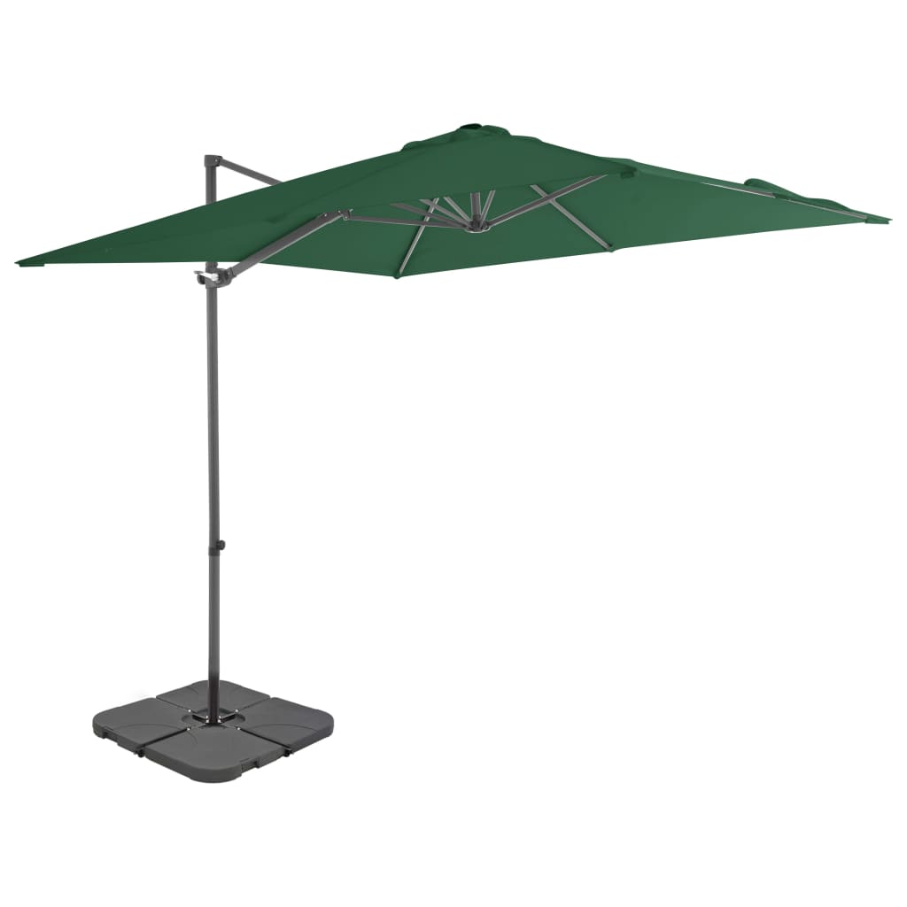 Parasol met draagbare voet