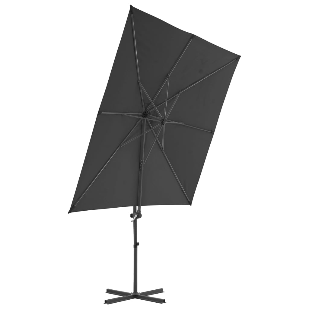 Parasol met draagbare voet