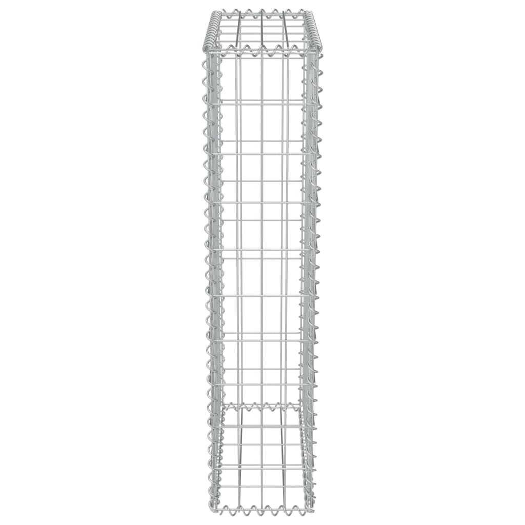 Schanskorfmuur met deksels 900x50x50 cm gegalvaniseerd staal