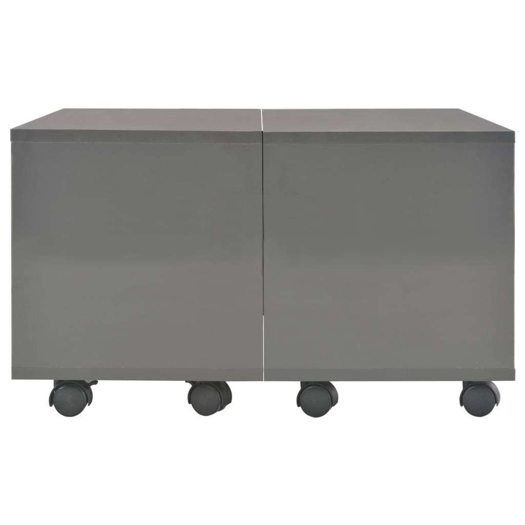 Salontafel 100x100x35 cm hoogglans