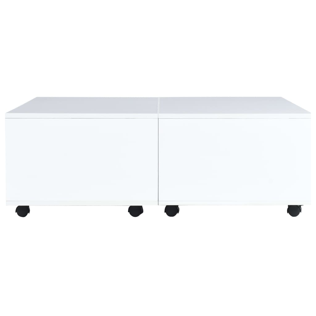 Salontafel 100x100x35 cm hoogglans