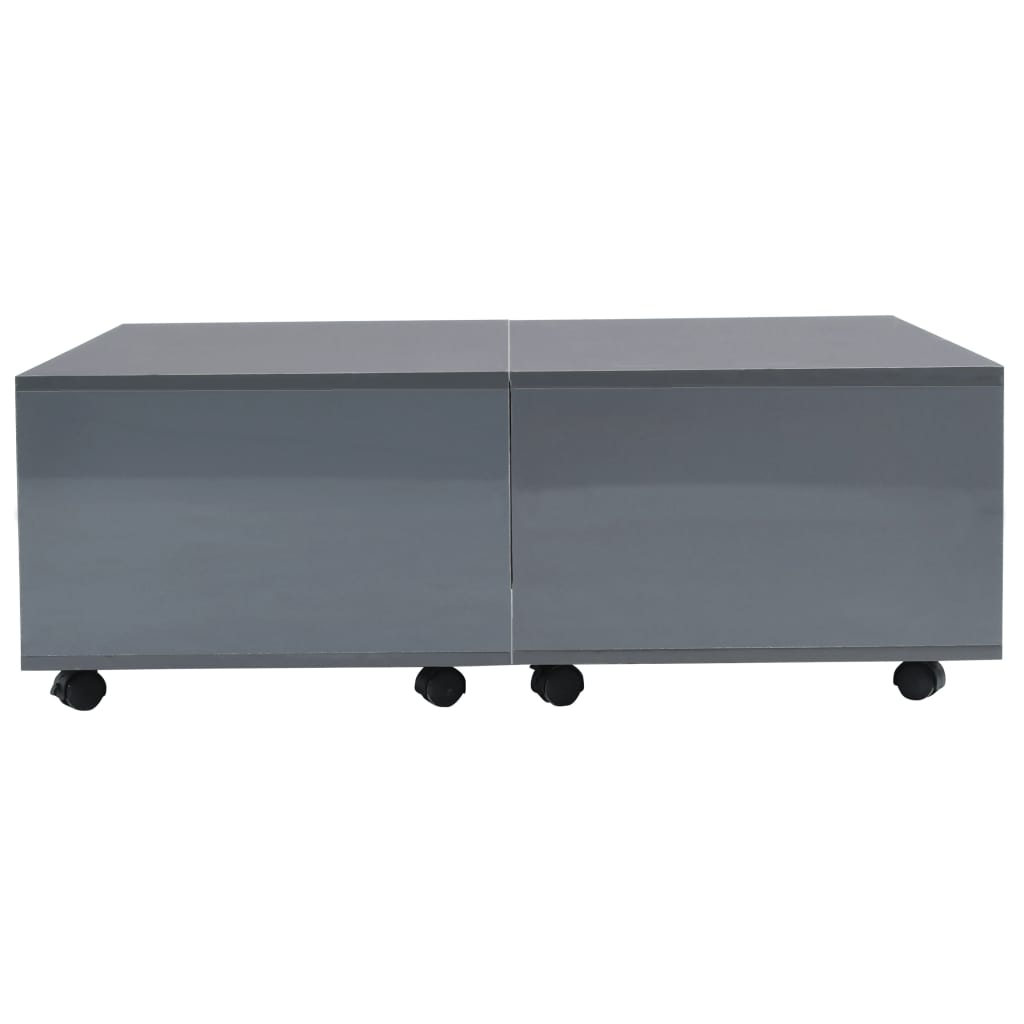 Salontafel 100x100x35 cm hoogglans