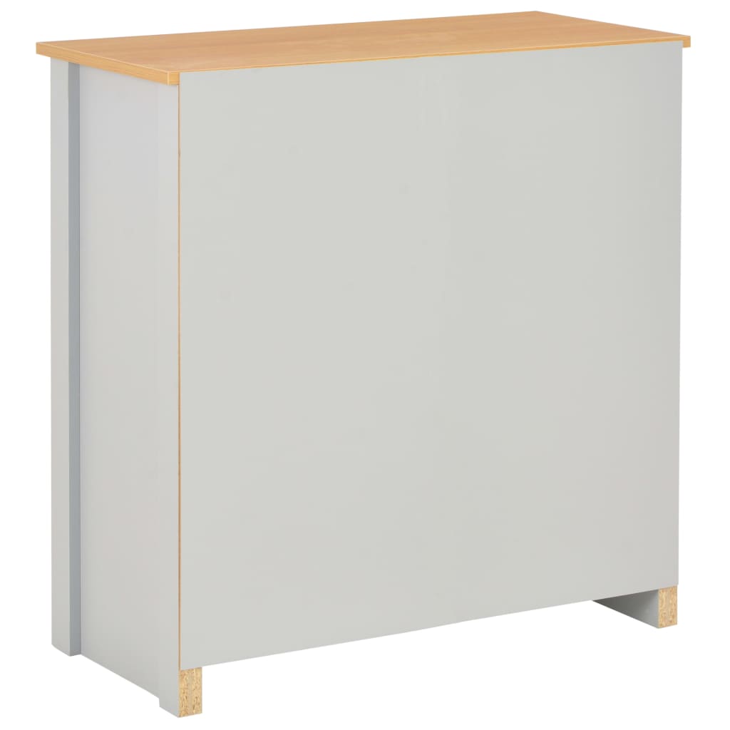 Dressoir 112x35x81 cm grijs