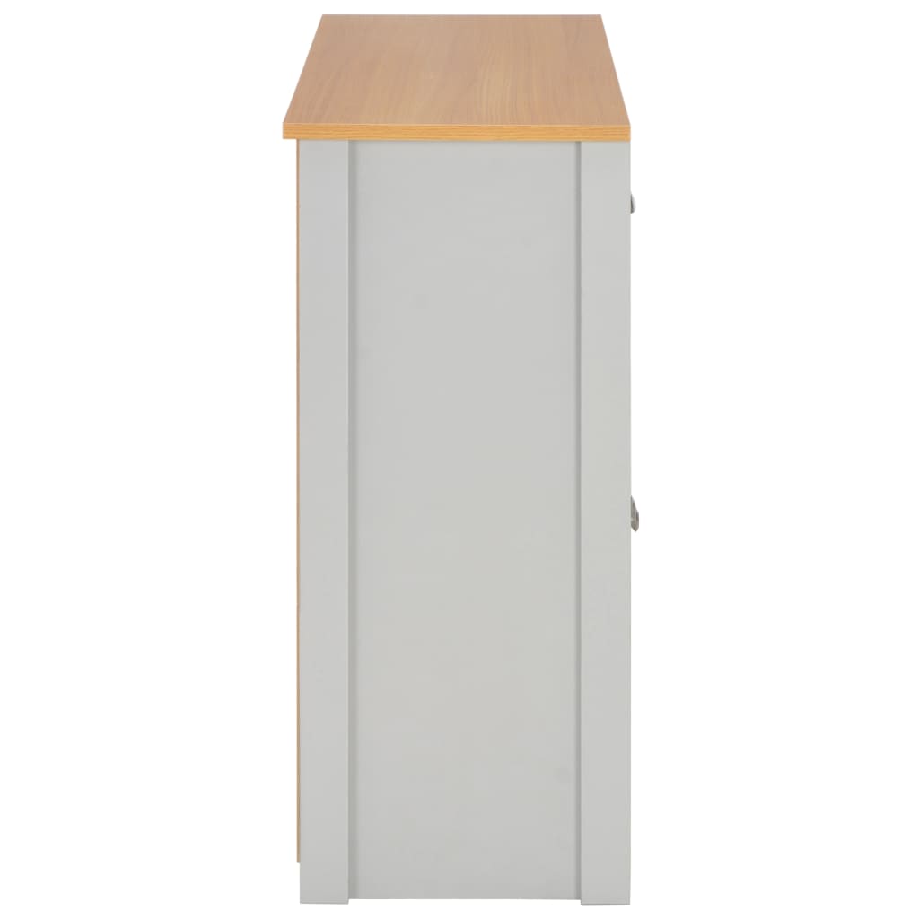 Dressoir 112x35x81 cm grijs