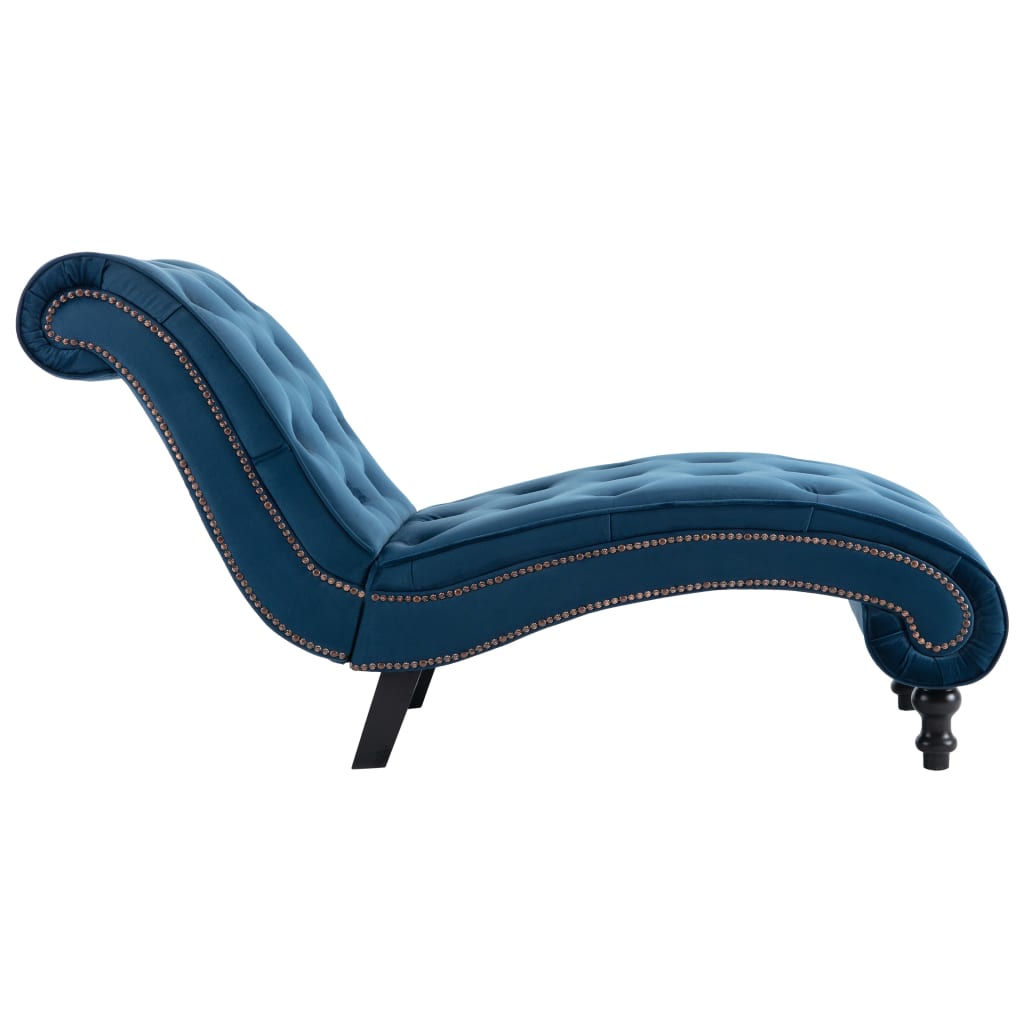 Chaise longue fluweel