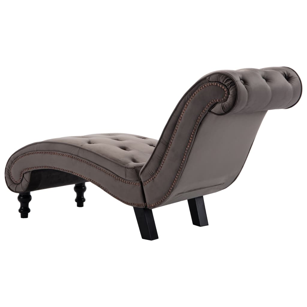 Chaise longue fluweel