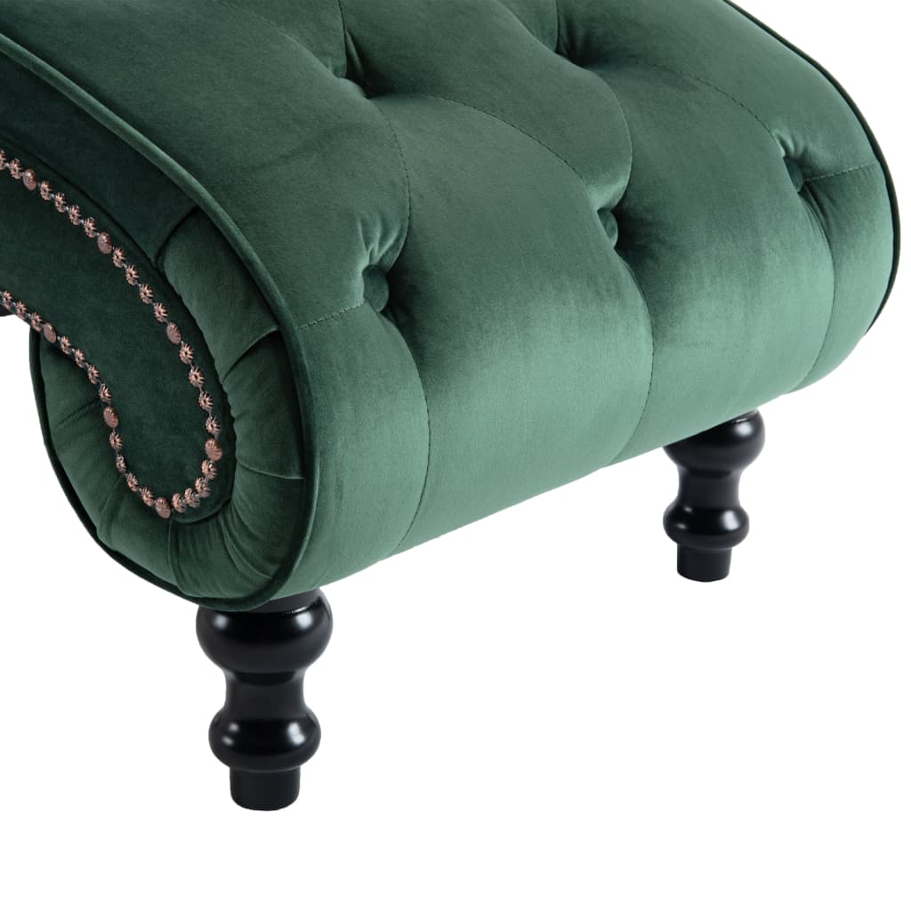 Chaise longue fluweel