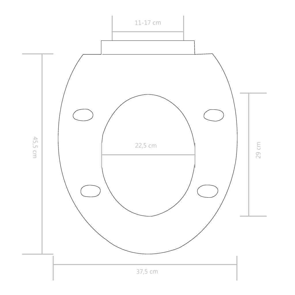 Toiletbril soft-close met quick-release ontwerp