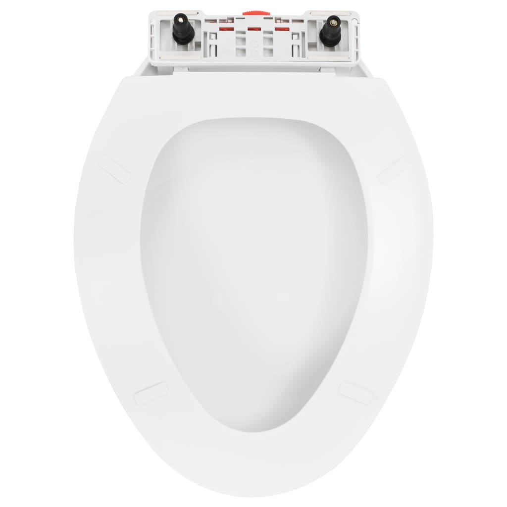 Toiletbril soft-close met quick-release ontwerp