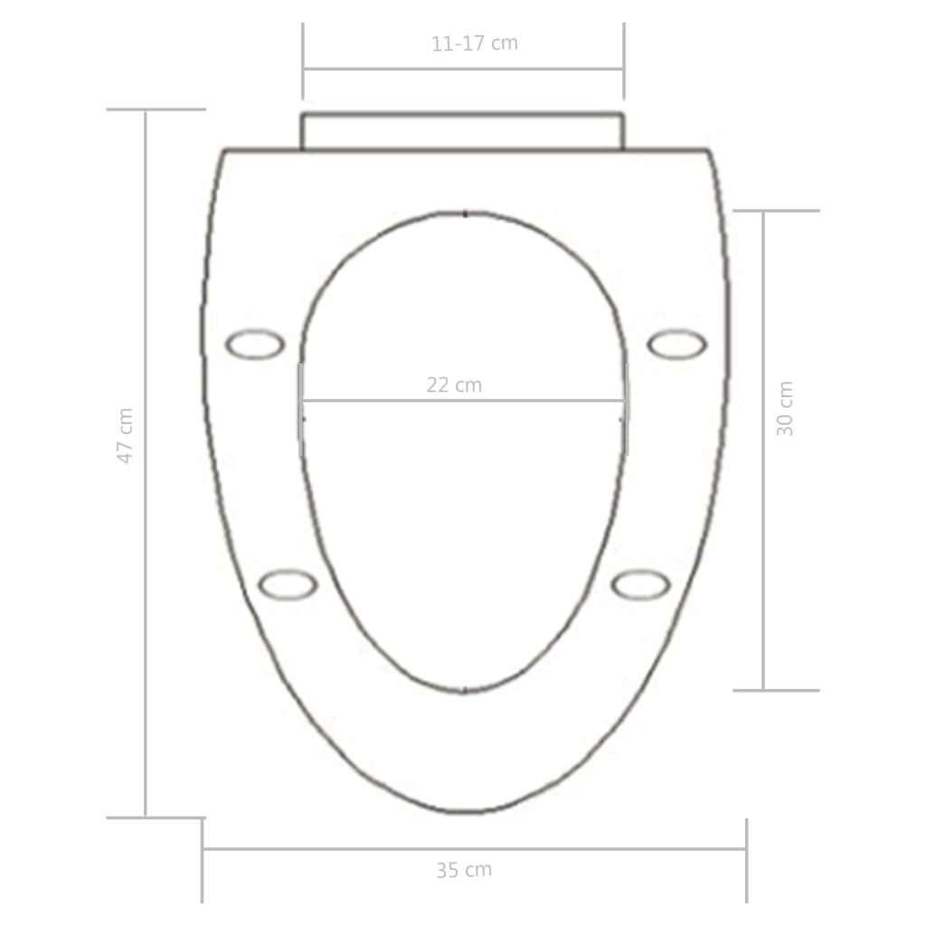 Toiletbril soft-close met quick-release ontwerp