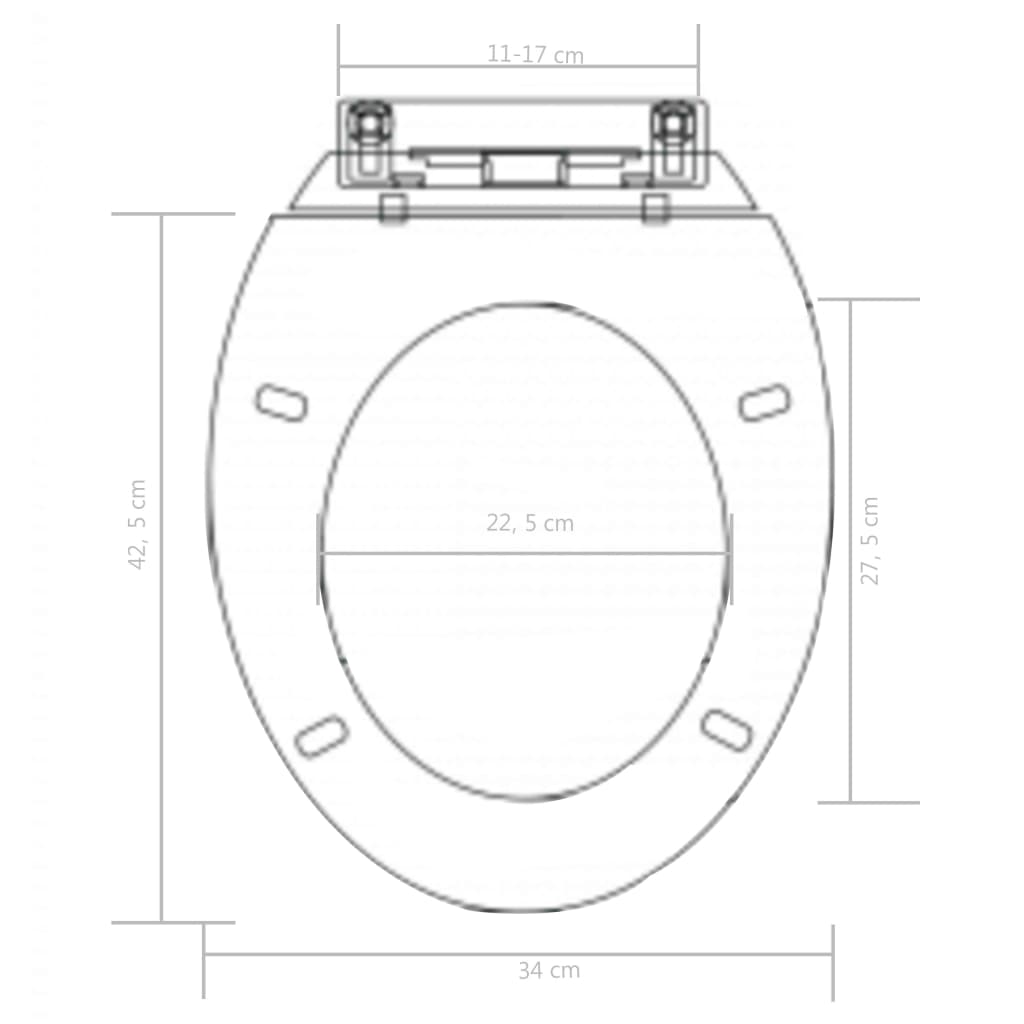 Toiletbril soft-close met quick-release ontwerp