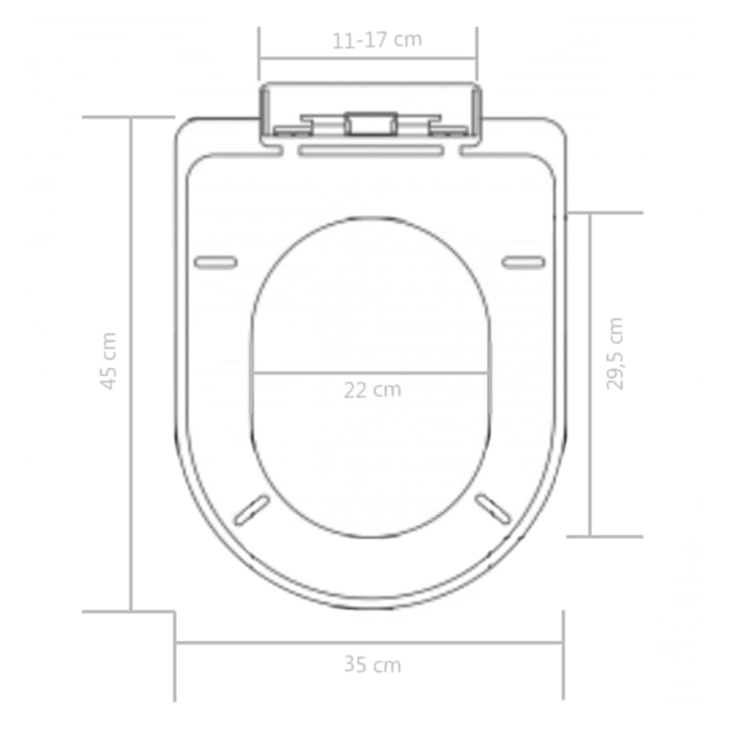 Toiletbril soft-close met quick-release ontwerp