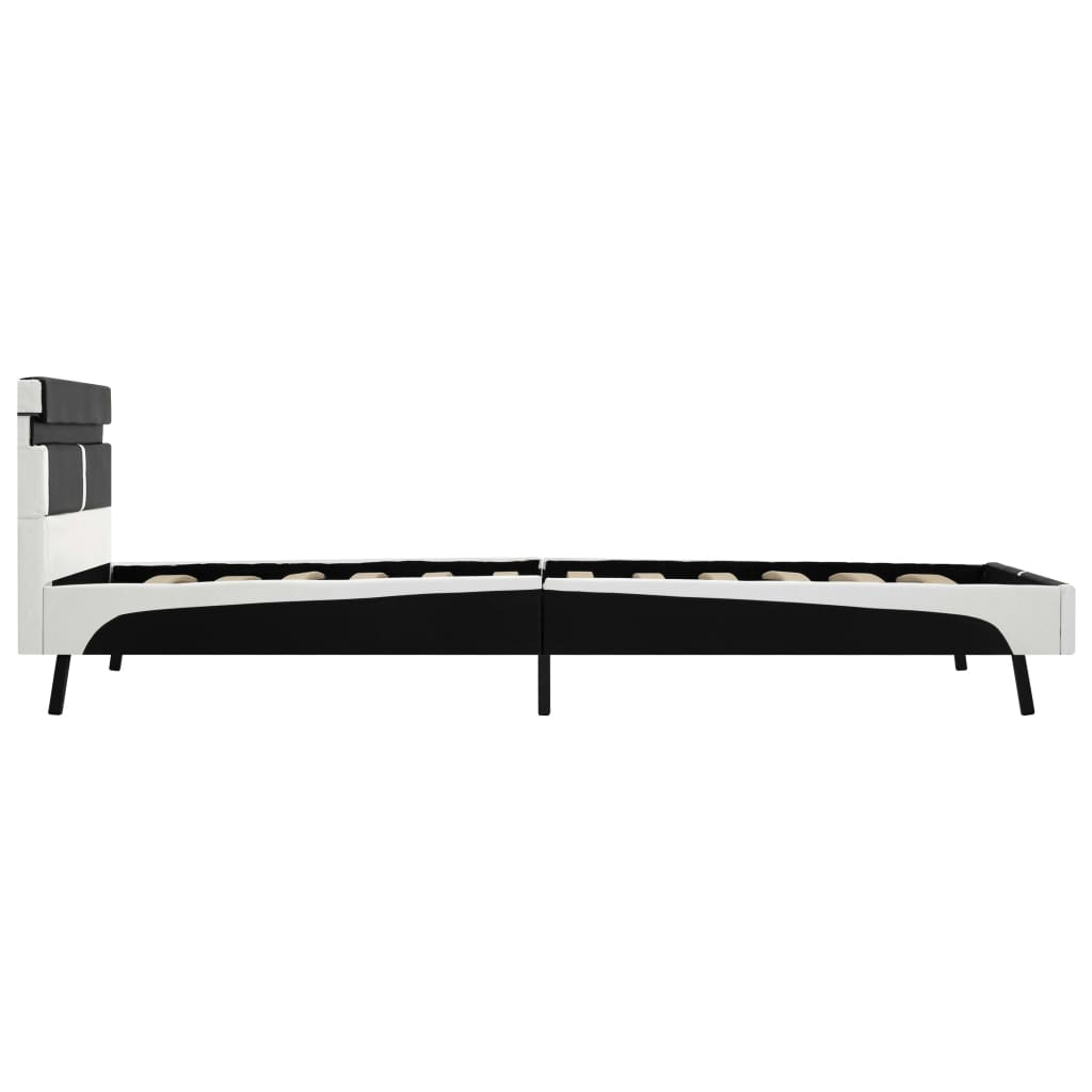 Bedframe met LED kunstleer 120x200 cm