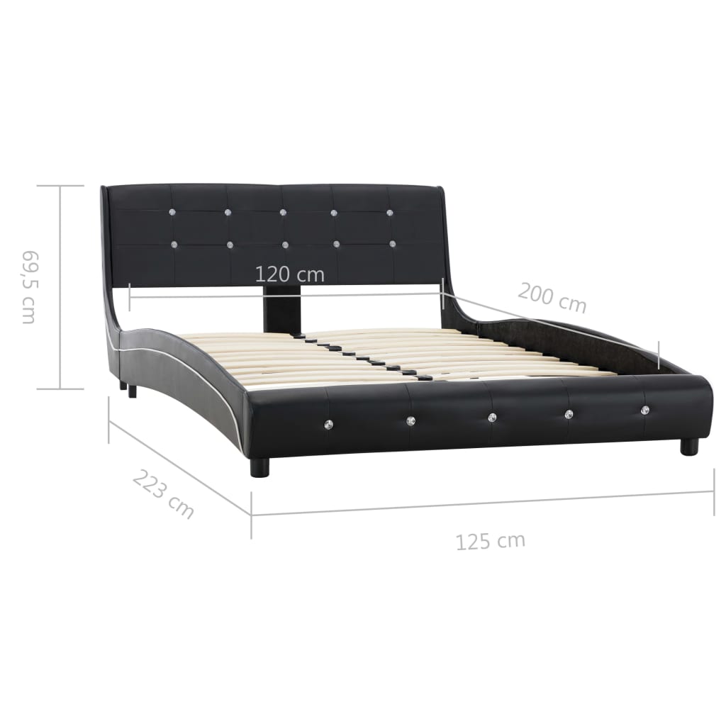 Bedframe kunstleer 140x200 cm