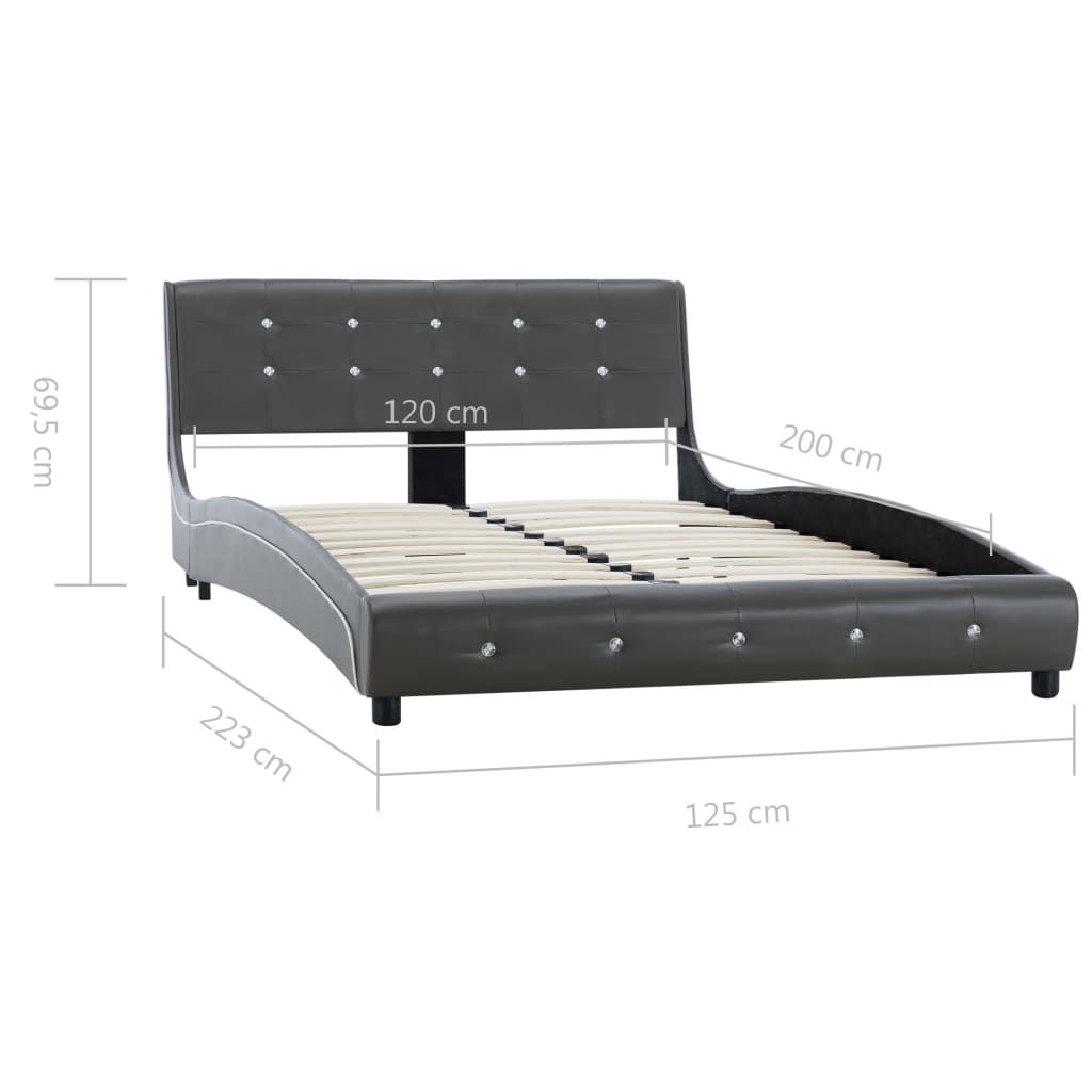 Bedframe kunstleer 140x200 cm