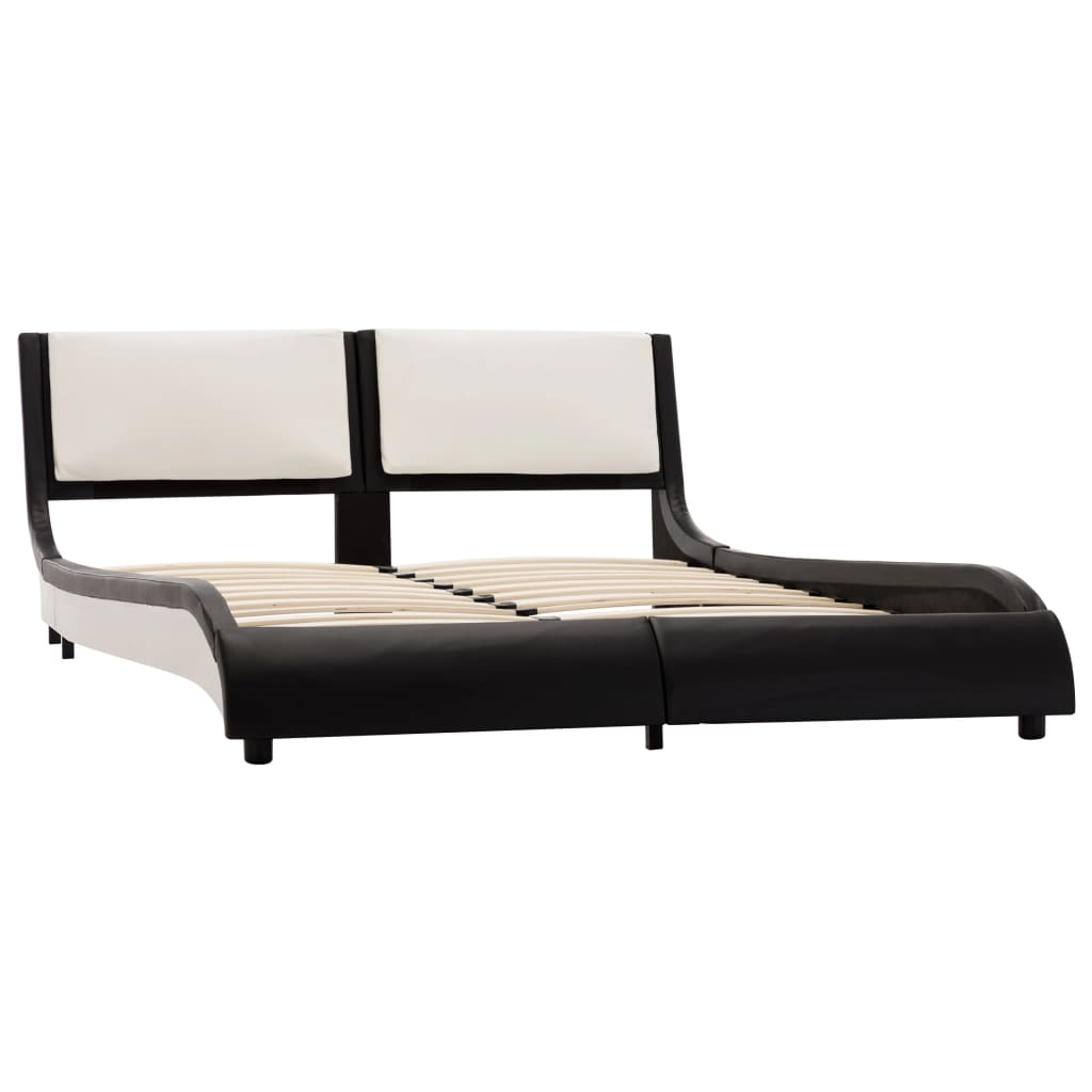 Bedframe met LED kunstleer 180x200 cm