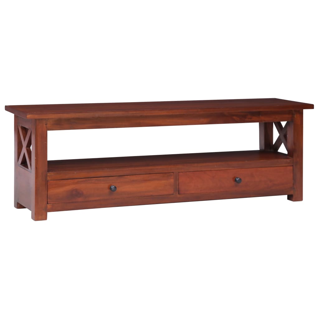 Tv-meubel 115x30x40 cm massief mahoniehout