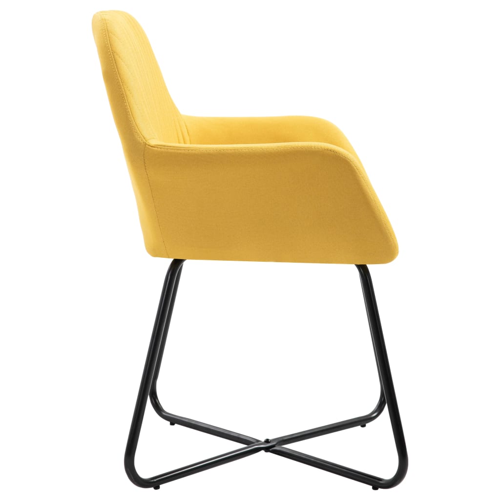 Eetkamerstoelen 4 st stof