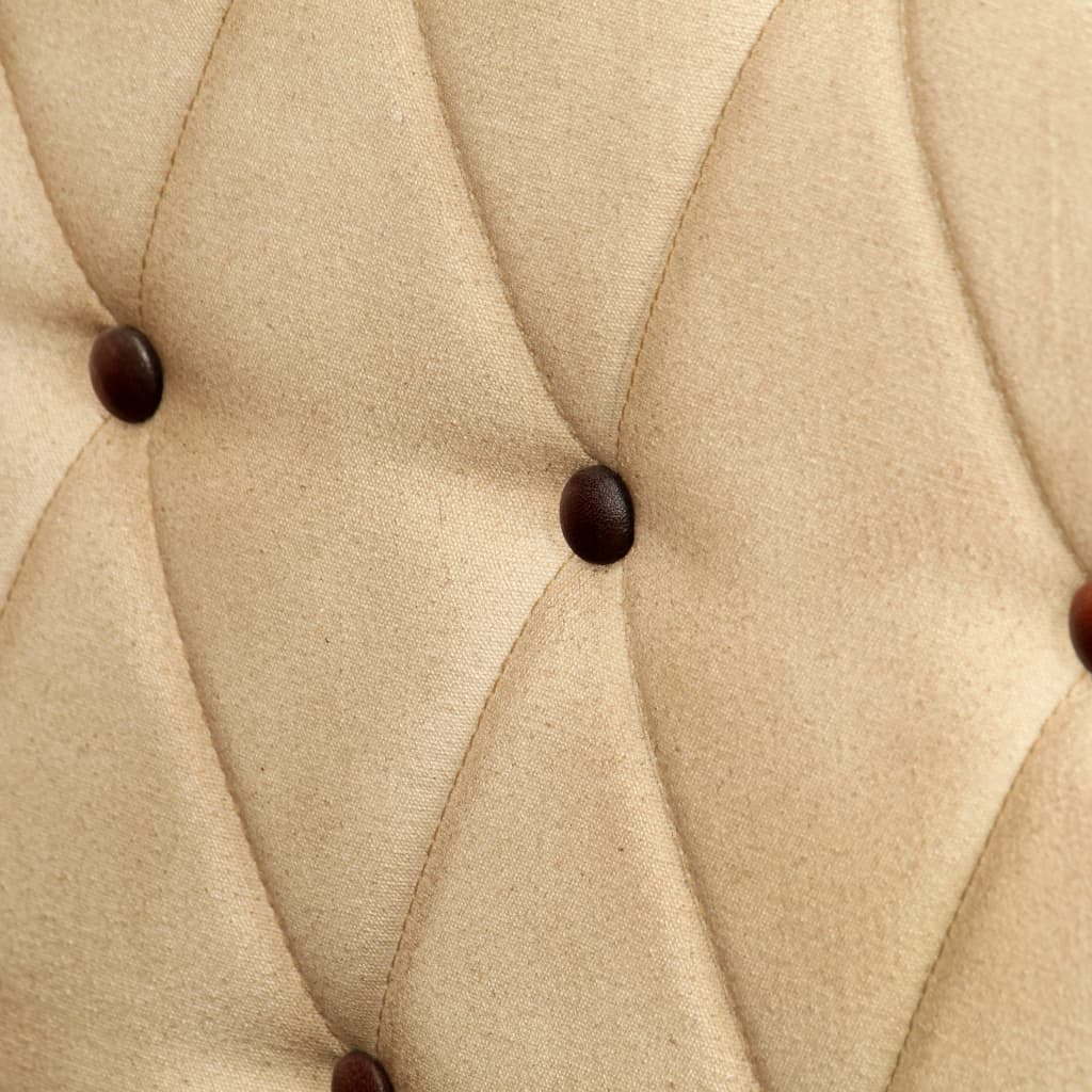 Tweezitsbank Chesterfield-stijl echt leer zwart