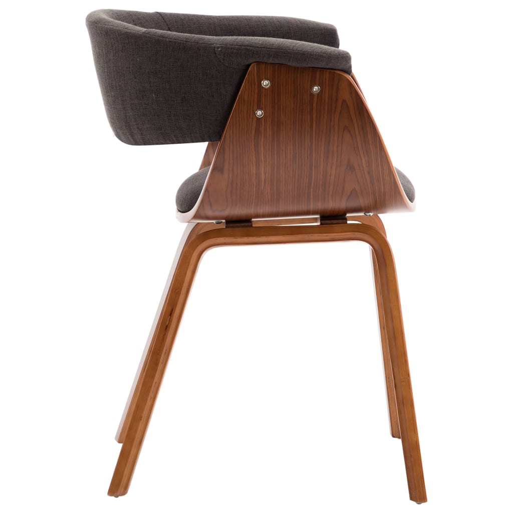 Eetkamerstoelen 6 st gebogen hout kunstleer