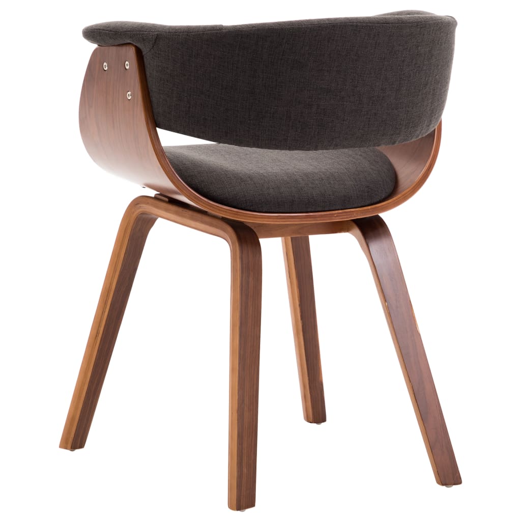 Eetkamerstoelen 6 st gebogen hout kunstleer