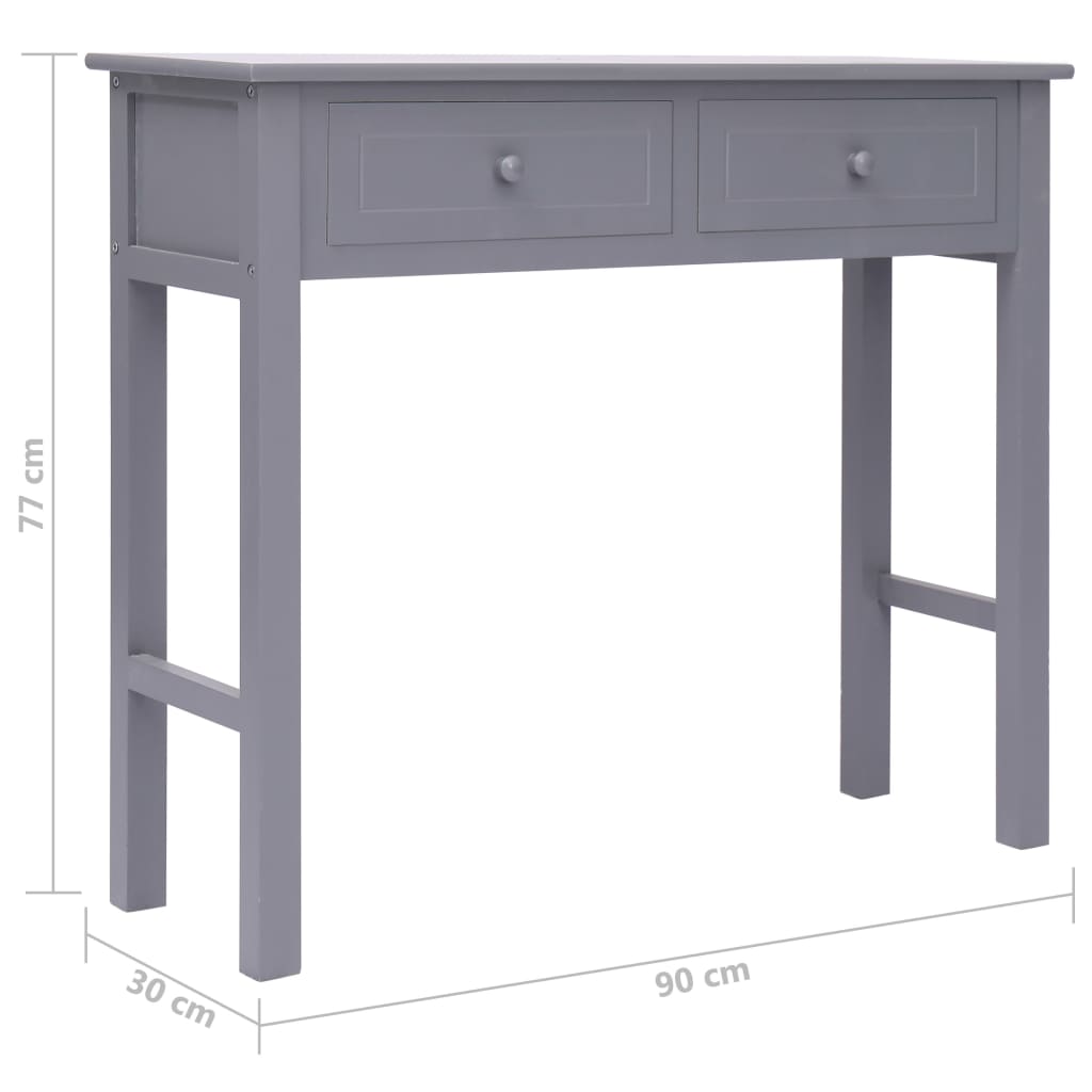 Wandtafel 90x30x77 cm hout