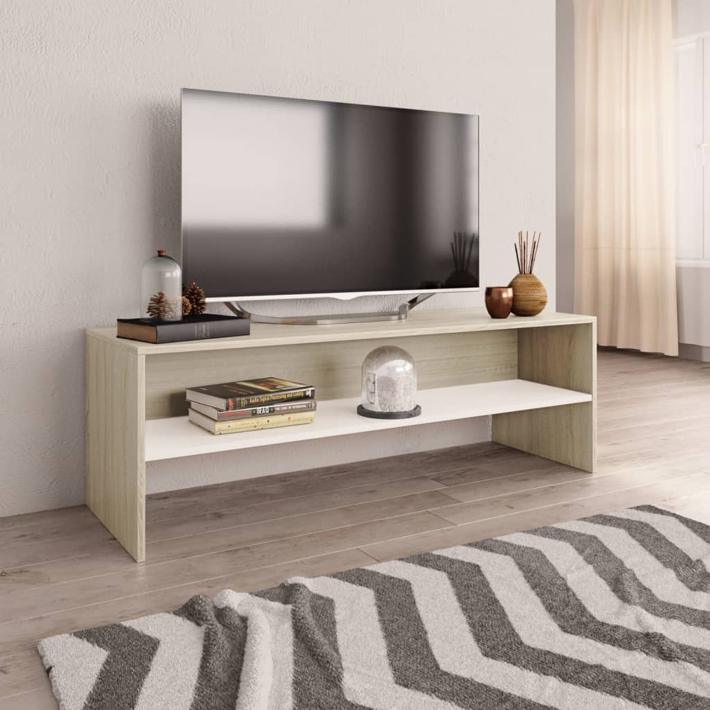 Tv-meubel 120x40x40 cm bewerkt hout