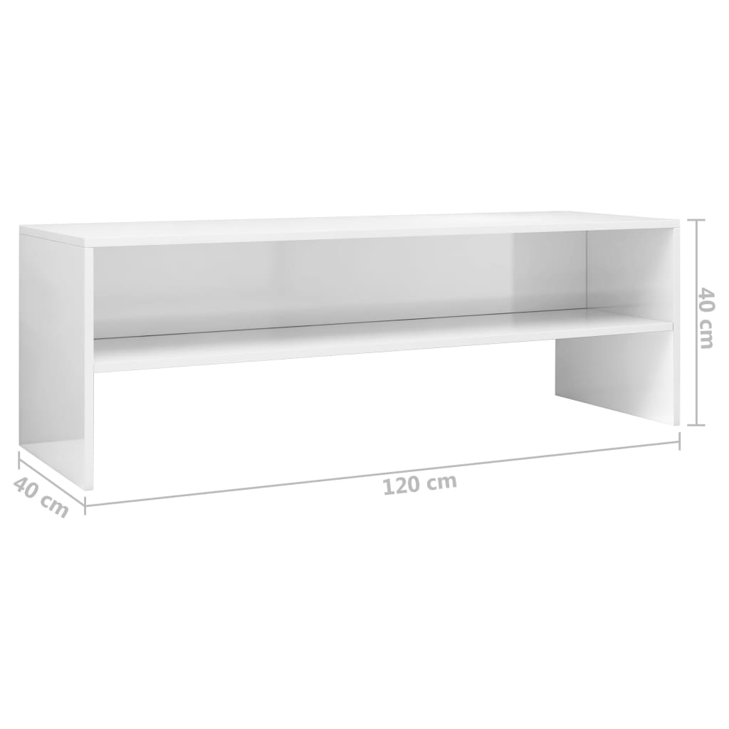 Tv-meubel 120x40x40 cm bewerkt hout