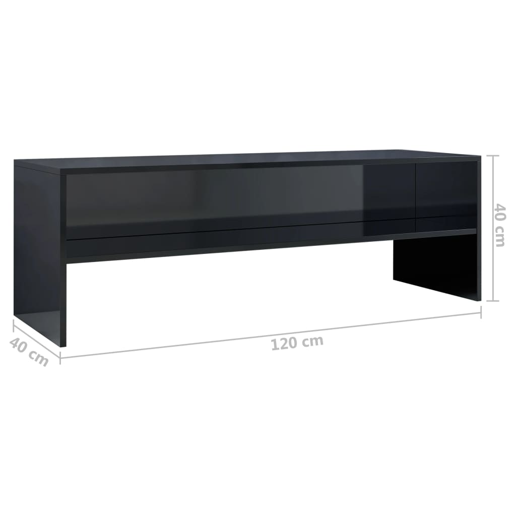 Tv-meubel 120x40x40 cm bewerkt hout