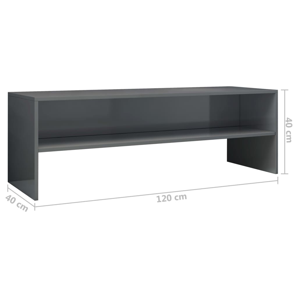 Tv-meubel 120x40x40 cm bewerkt hout