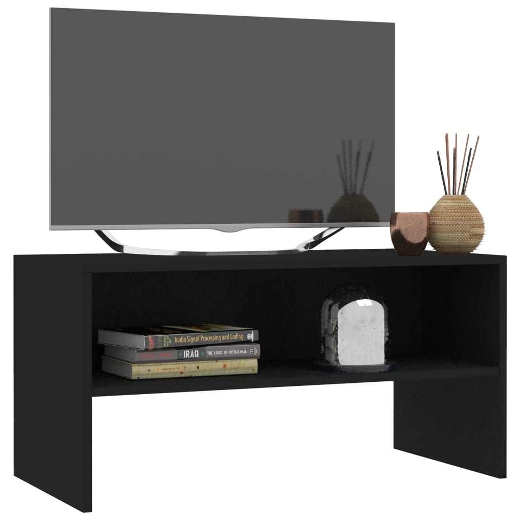 Tv-meubel 80x40x40 cm bewerkt hout